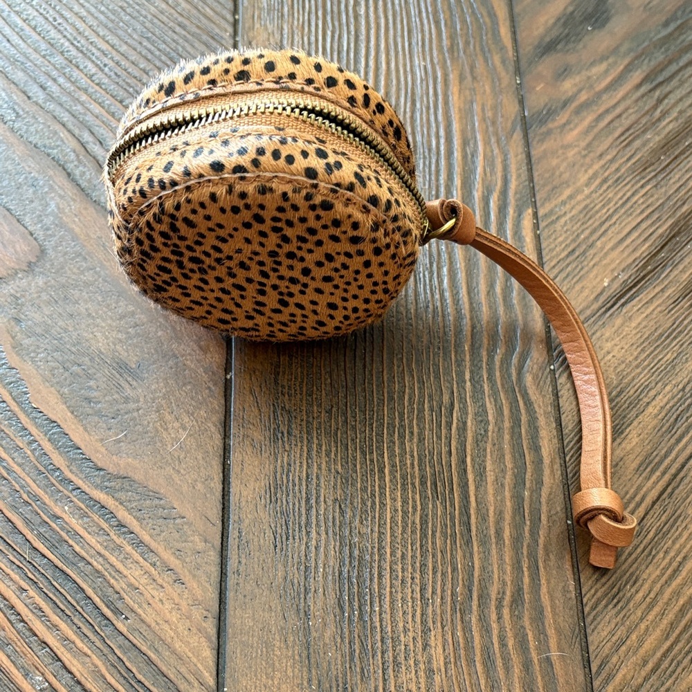 Madewell Leopard Print Wristlet